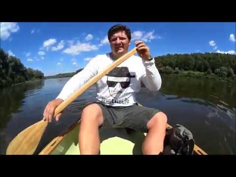 Видео: Из Калуги в Серпухов на каноэ (Мастерская Пират Вудс)