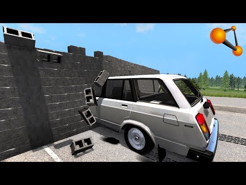 Видео: СКОРОСТНОЙ ПРЕДЕЛ! В КИРПИЧНУЮ СТЕНУ НА 600 КМ/Ч | BeamNG.drive