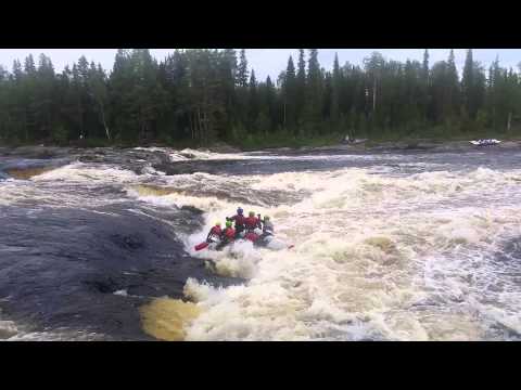 Видео: Тумча, порог "Карниз". Экипаж "Слабоумие и отвага" показывает "свечку"