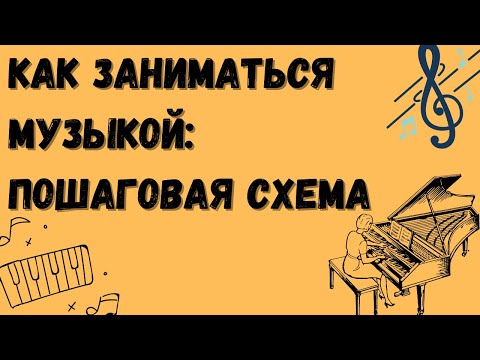 Видео: КАК ЗАНИМАТЬСЯ МУЗЫКОЙ: ПОШАГОВАЯ СХЕМА