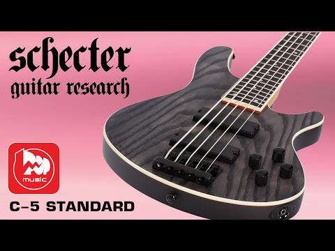Видео: Бас-гитара SCHECTER C-5 STANDARD