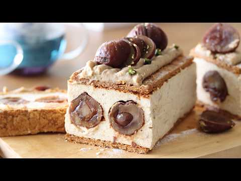 Видео: Муссовый торт Монблан с заварным кремом：Millefeuille