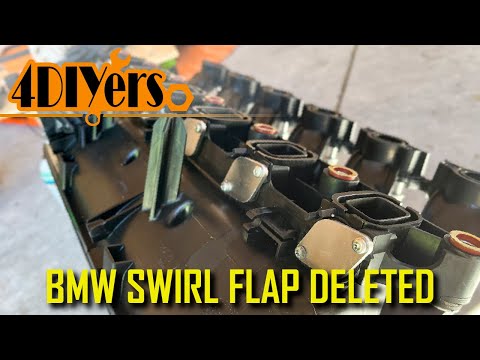 Видео: Как установить комплект для удаления вихревой заслонки на BMW M57 335d