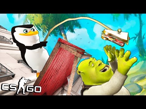 Видео: ПИНГВИН ТРОЛЛЬ ЗАМАНИЛ В ЛОВУШКУ ГЛУПОГО ШРЕКА! МАНЬЯК В CS:GO (ВЕСЕЛЫЕ ПРЯТКИ В КС ГО)