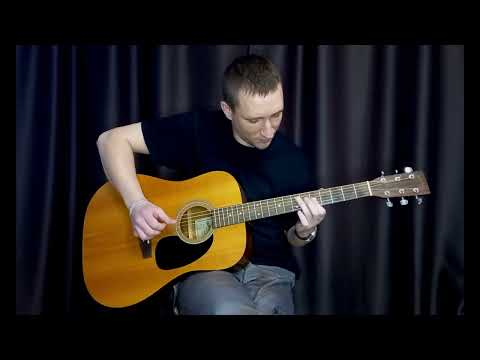 Видео: Ария-Осколок льда(фингерстайл кавер на гитаре+соло)