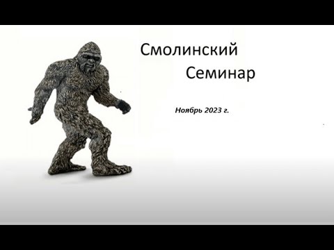 Видео: Смолинский семинар Ноябрь 2023