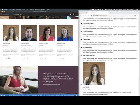Видео: Часть 3. Разметка макета в HTML