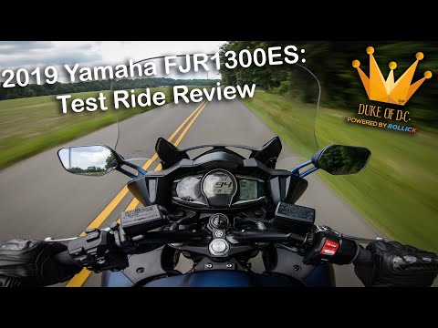 Видео: Обзор тест-драйва Yamaha FJR 1300 ES 2019 года [бюджетный спорт-туризм]