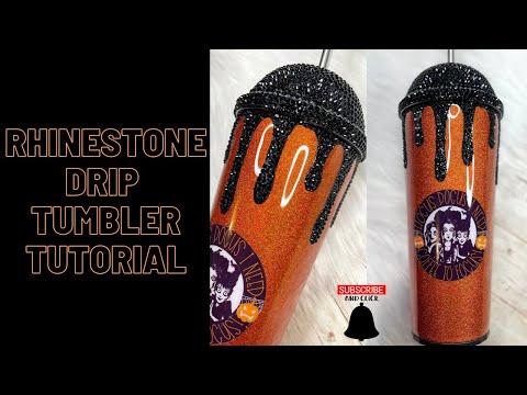 Видео: Мастер-класс по изготовлению стеклянного стакана-капельки со стразами