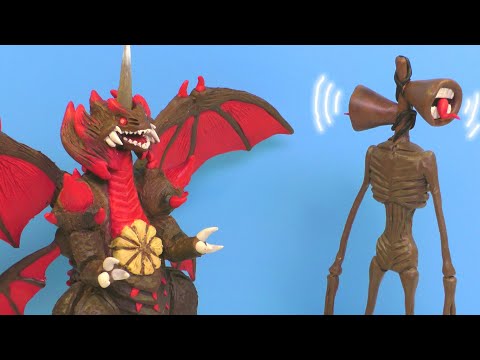 Видео: СИРЕНОГОЛОВЫЙ против Кайдзю РАЗРУШИТЕЛЯ 🔊 Видео Лепка