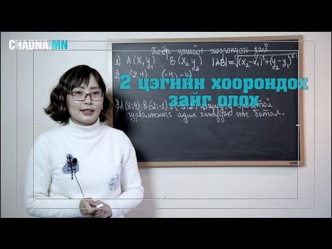 Видео: 2 цэгийн хоорондох зайг олох № 37