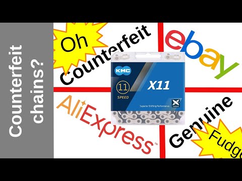 Видео: Поддельные (поддельные) цепи KMC.