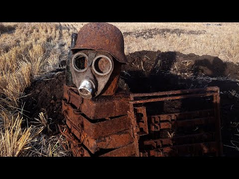 Видео: Немецкая траншея. Находки есть!
