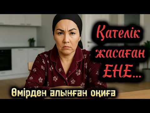 Видео: Қателік жасаған ене. Жаңа әңгіме. Болған оқиға шынайы оқиға әсерлі әңгіме аудиокітап әңоімеші
