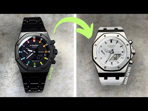 Видео: КАК СДЕЛАТЬ МЕТАЛЛИЧЕСКИЙ КАЗИОАК! | МОДИФИКАЦИЯ GA-2100 И GMA-S2100! | НОВЫЕ КОМПЛЕКТЫ GEN.6!