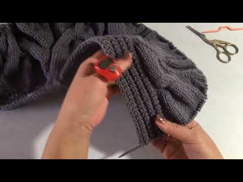 Видео: Планка для кардигана спицами.