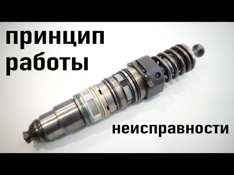 Видео: Cummins 15 ISX (scania HPI) гидроуправляемая насос форсунка