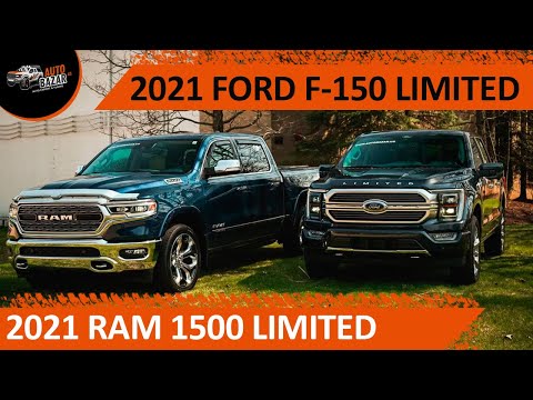 Видео: 2021 Ford F-150 Limited vs. 2021 Ram 1500 Limited | Сравнение люксовых пикапов