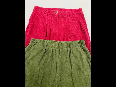 Видео: Мешок № у6851. Женские Тёплые Брюки, Крем. Арт 3205. Вес 29,9 кг. Кол-во 65 шт.