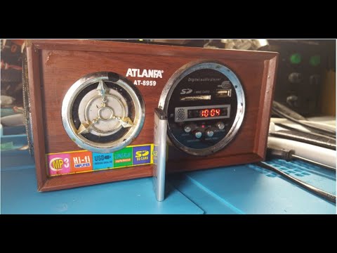 Видео: Ремонт Портативной Колонки ATLANFA AT-8959