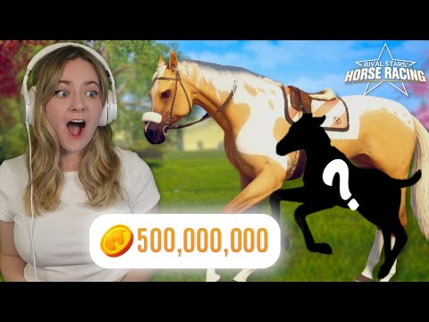 Видео: ВЫВЕДЕНИЕ САМОЙ ДОРОГОЙ ЗОЛОТОЙ ЛОШАДИ В ИГРЕ — Rival Stars Horse Racing | Pinehaven