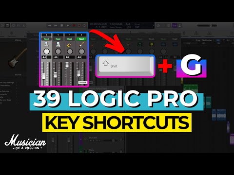 Видео: 39 сочетаний клавиш Logic Pro для более быстрого микширования