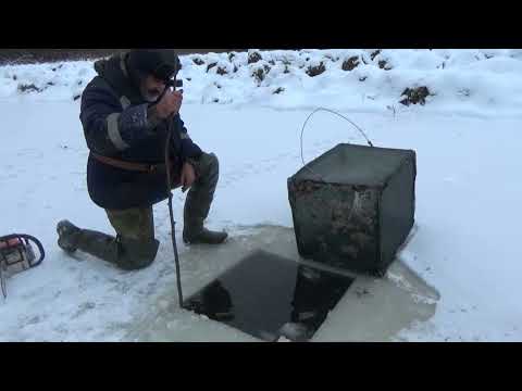 Видео: Рыбалка золотого карася в ноябре #4