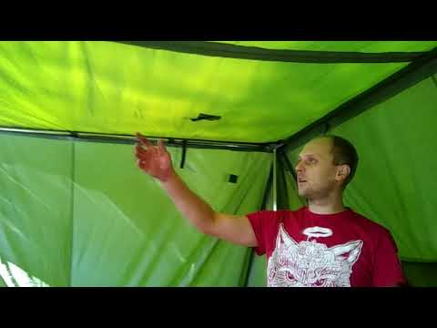 Видео: Автомобильный тент - маркиза для отдыха на природе ОБЗОР И ИНСТРУКЦИЯ ПО СБОРКЕ