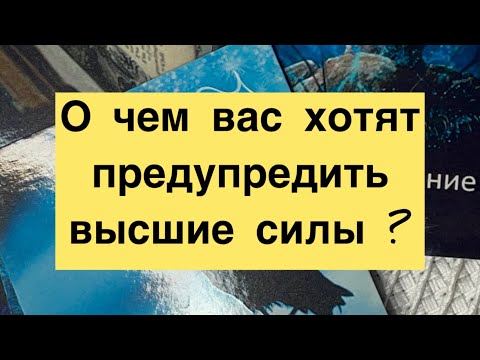 Видео: О ЧЕМ ВАС ХОТЯТ ПРЕДУПРЕДИТЬ ВЫСШИЕ СИЛЫ ? 