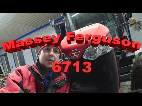 Видео: Massey Ferguson 6713 Техническое обслуживание