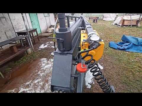 Видео: Кран- манипулятор для погрузки ульев грузоподъёмностью 150 кг.