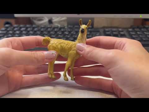 Видео: 111. Обзор фигурки Collecta лама (2009, арт. 88301b)