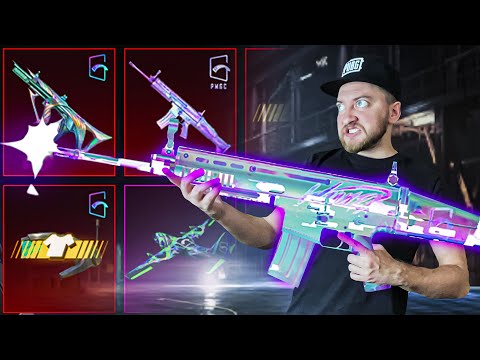 Видео: ВЫБИЛ МИФИЧЕСКИЙ SCAR-L и AUG с ЭФФЕКТОМ ПОПАДАНИЯ | PUBG MOBILE