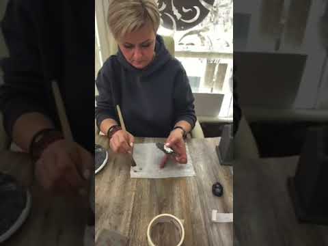 Видео: Имитация камня