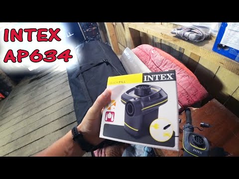 Видео: Насос INTEX  AP634(66634)! Этот малыш быстро накачает твою ПВХ лодку!