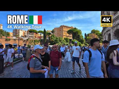 Видео: Рим, Италия 🇮🇹 - Прекрасная прогулка в сентябре | Пешеходный тур 4K