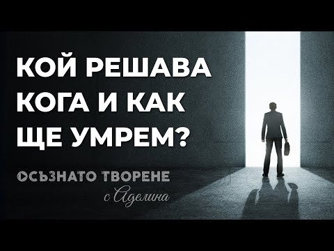 Видео: КОЙ Решава КОГА и КАК ще УМРЕМ? | Аделина Димитрова