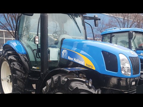 Видео: New Holland T6070 трактор обзори!