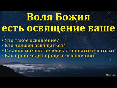Видео: Когда в последний раз вас видели святым? А. В. Некрасов. МСЦ ЕХБ