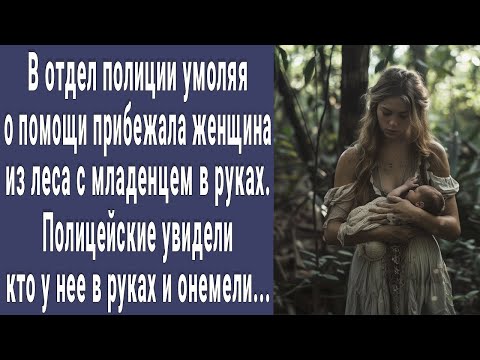 Видео: Женщина из леса с малышом в руках прибежала в отдел полиции. Увидели кто у нее в руках и онемели...
