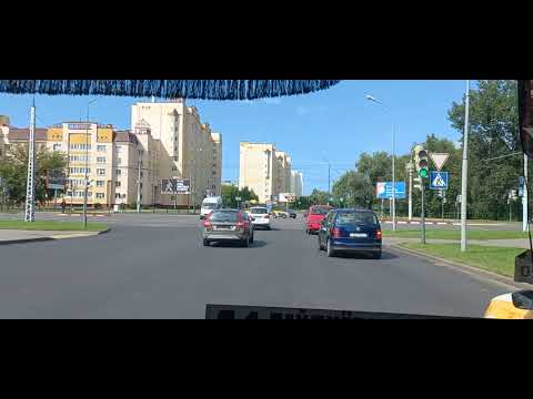 Видео: Автобусный маршрут номер 6. Брестский автобус - 25.08.2021.