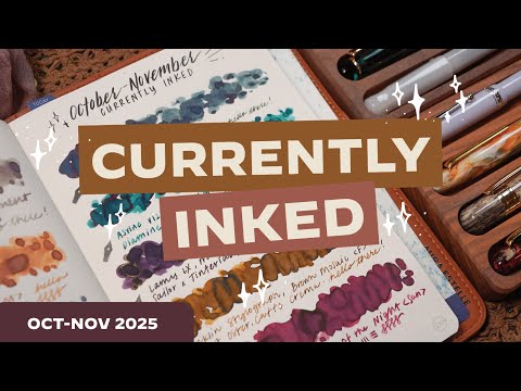 Видео: Ручки и чернила, которые я беру с собой в Японию! · Текущая работа: 🍂 октябрь-ноябрь