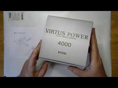 Видео: Катушка Ryobi Virtus Power 4000 - обзор с разбором.