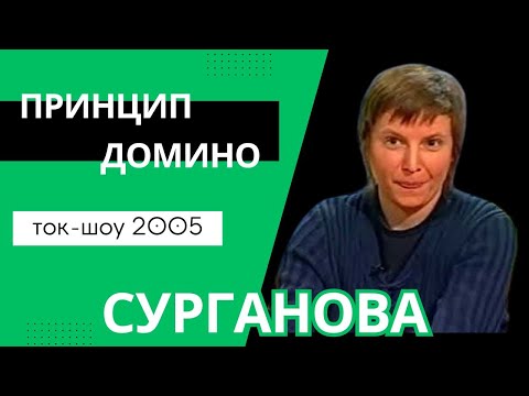 Видео: Светлана Сурганова в ток-шоу "Принцип Домино" (12.04.2005)
