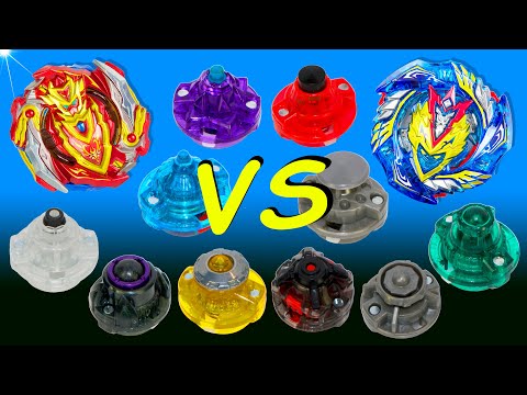 Видео: Битва драйверов Бейблэйд Берст. Два бея Beyblade Burst Achilles и Valkyrie с разными драйверами.