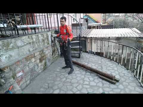 Видео: Переправа по бревну методом “горизонтальный маятник”