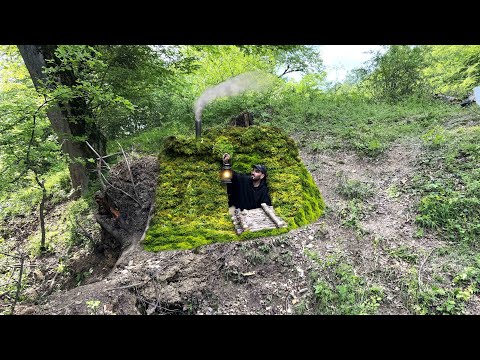 Видео: Строительство уютного блиндажа для выживания, тайного убежища, выживания в бушкрафте