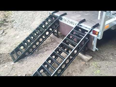 Видео: Самодельная аппарель для легкового прицепа