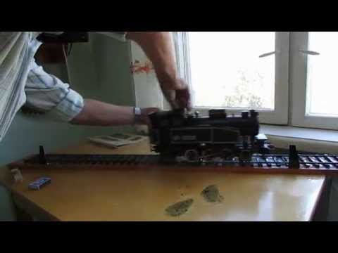 Видео: действующая модель паровоза 9П-2000
