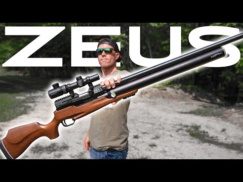 Видео: Самая мощная пневматическая винтовка в мире!! (ZEUS 72 Cal)